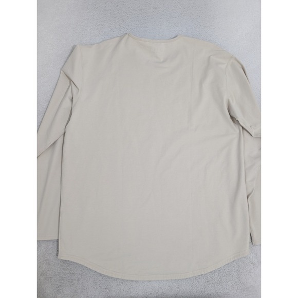 NEW! BYLT LUX Long Sleeve Shirt Mens 2XL Drop-Cut Curved Hem Stretch Crewneck - Picture 9 of 9